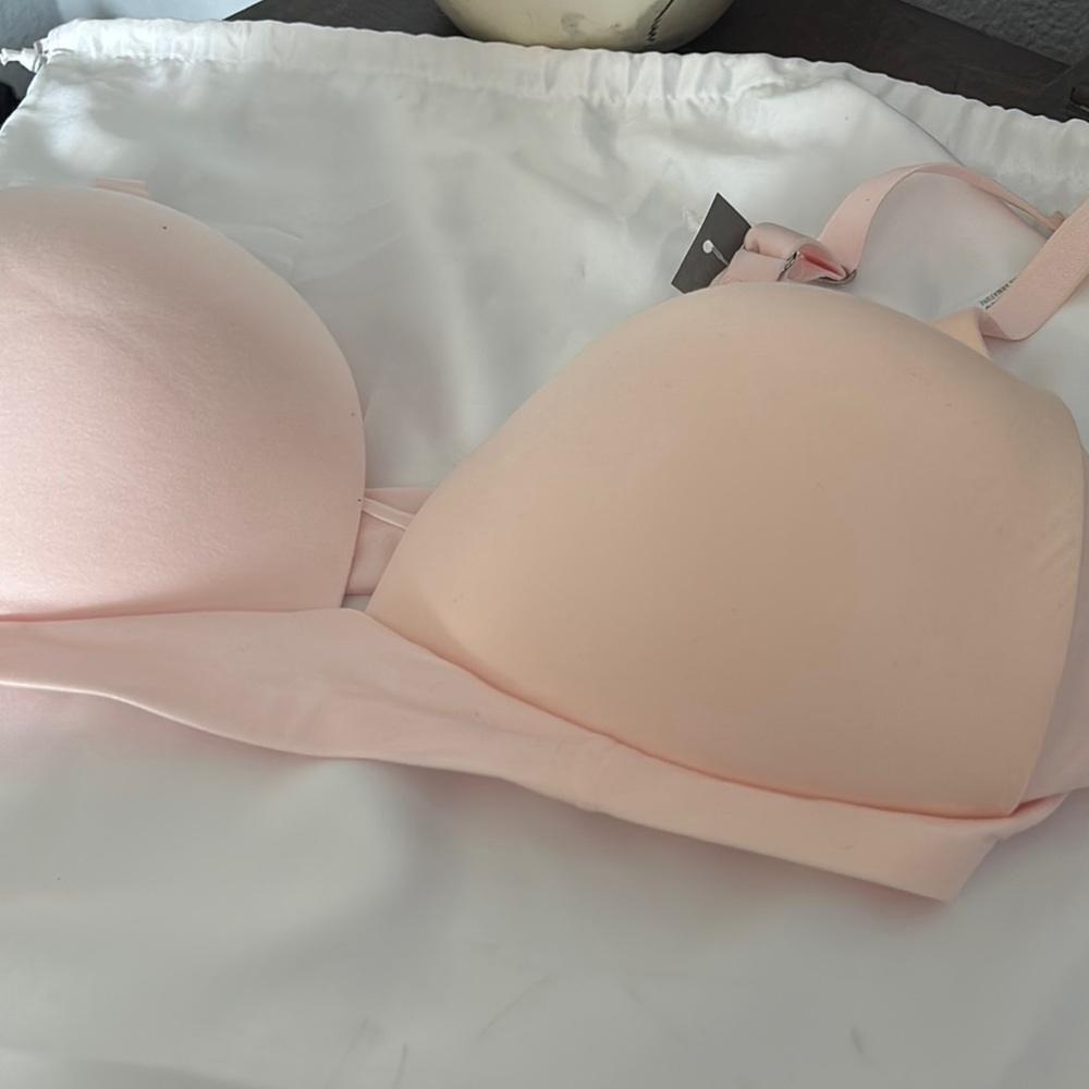Aerie Soft Pink Triangle Bralette - Picture 5 of 7